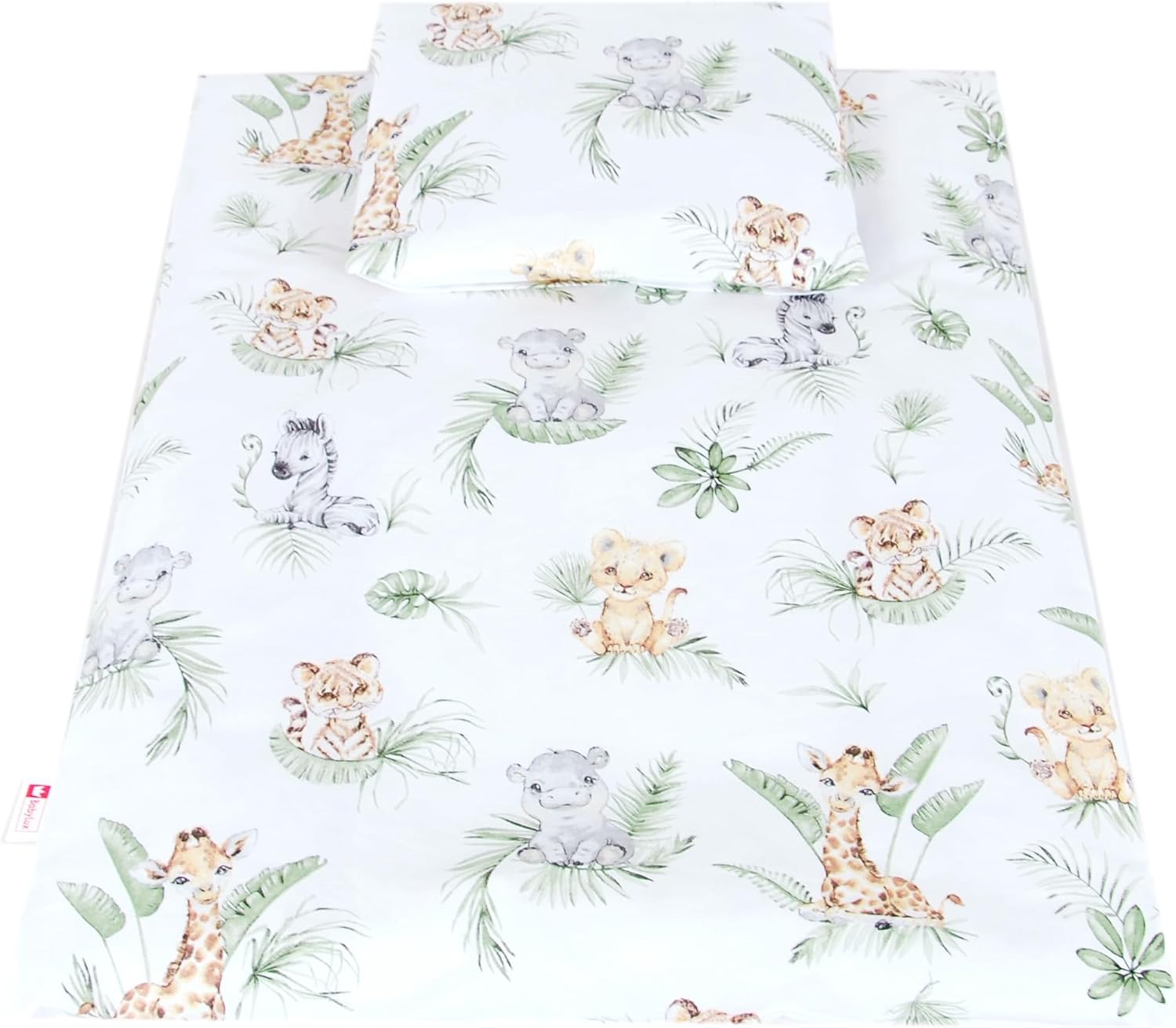 BABYLUX 2 tlg. Set Bezug für Kinderwagen Bettwäsche 60x78cm 124. Africa_Tiere