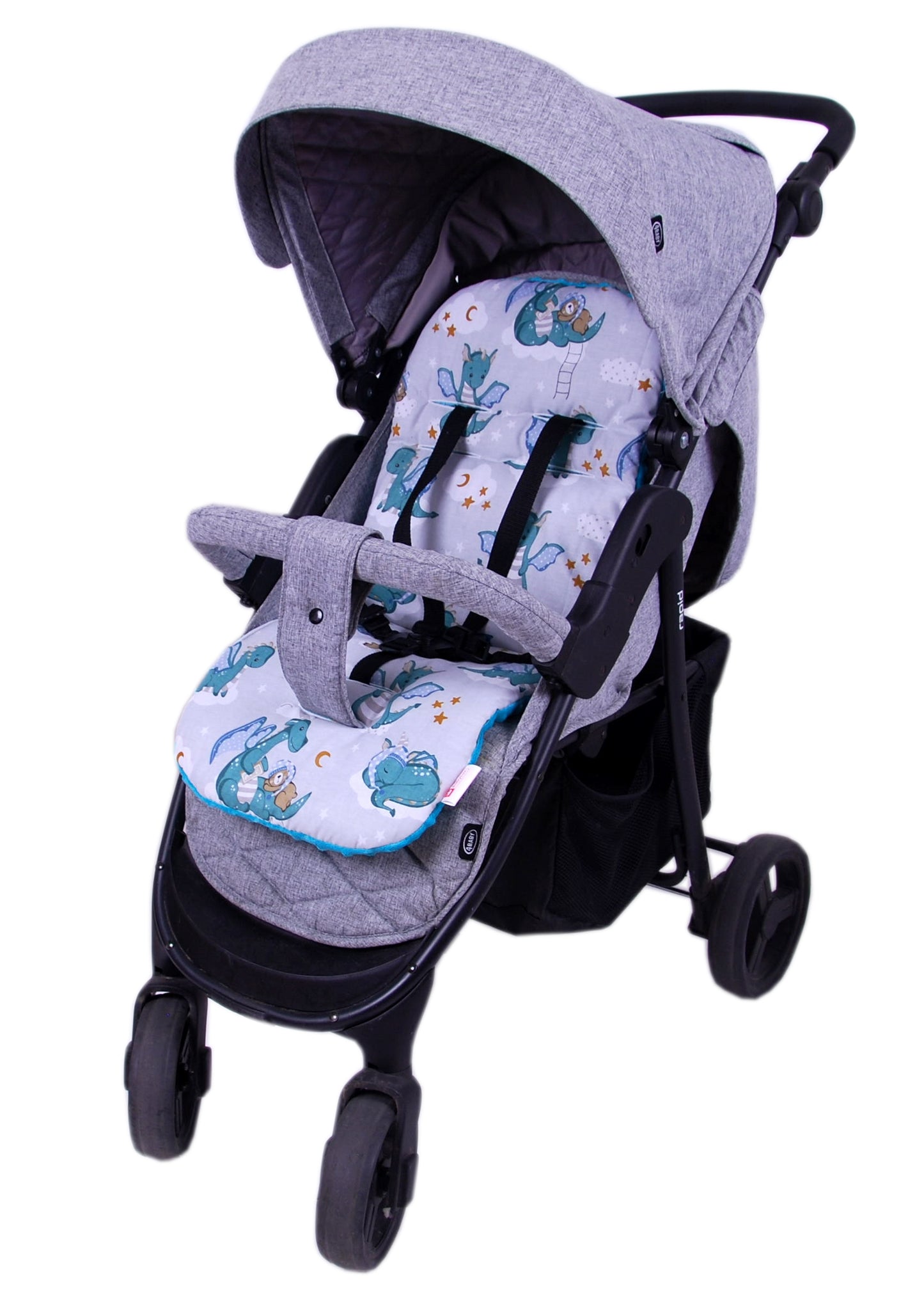 BabyLux Sitzauflage für Kinderwagen Buggy Sitzeinlage Kinderwagenauflage S130. Dino