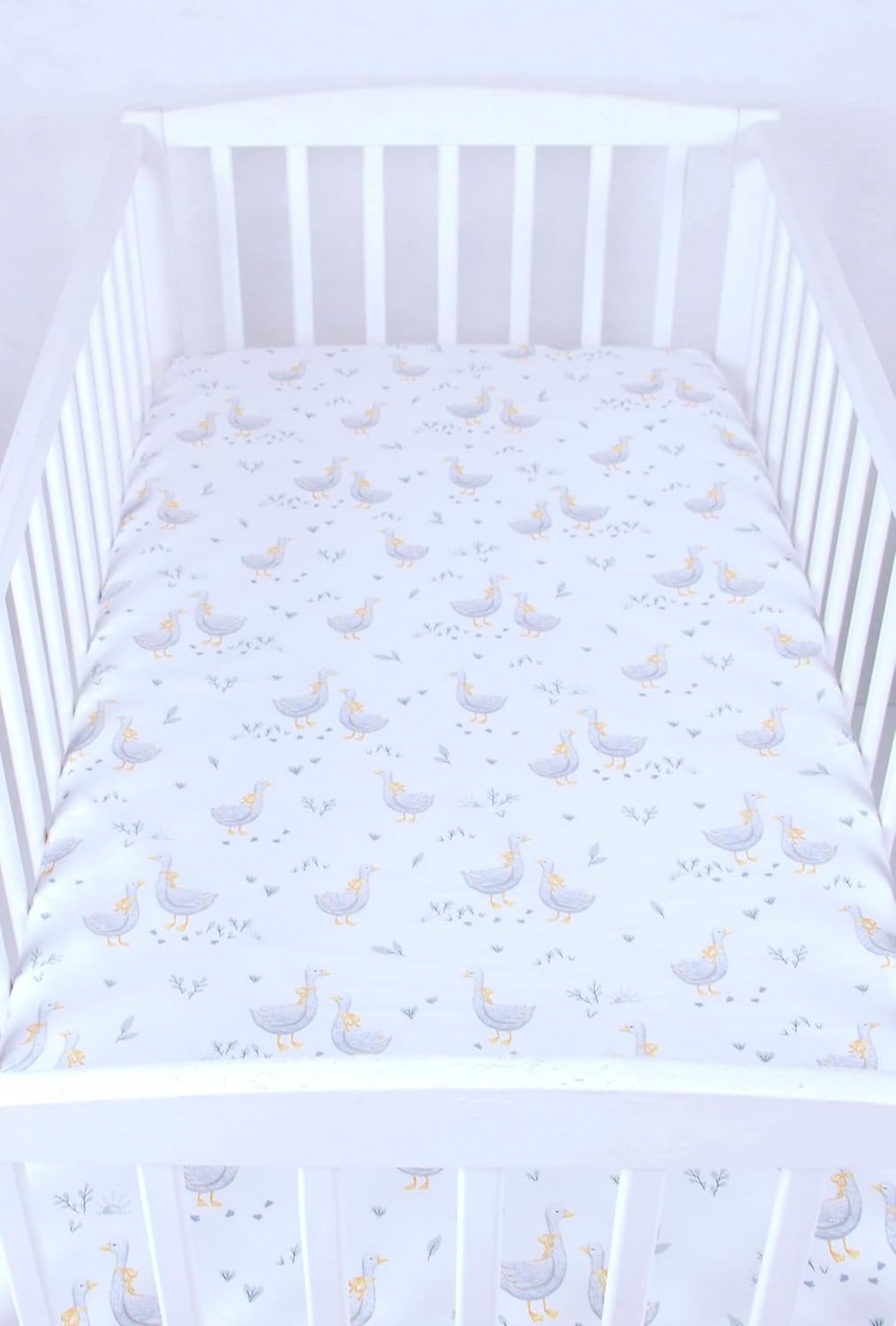 BABYLUX Spannbetttuch 60x120 / 70x140 cm Baby SPANNBETTLAKEN Kinderbett 131. Gänse