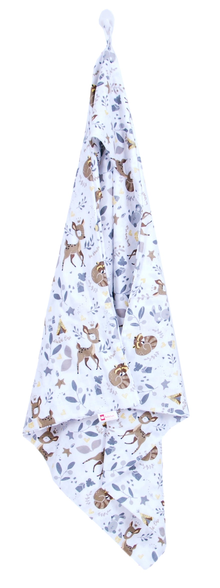 BabyLux Badetuch Badeabdeckung Handtuch Musselin Kind Kaputzenhandtuch 80x80cm OK133 Hirsch