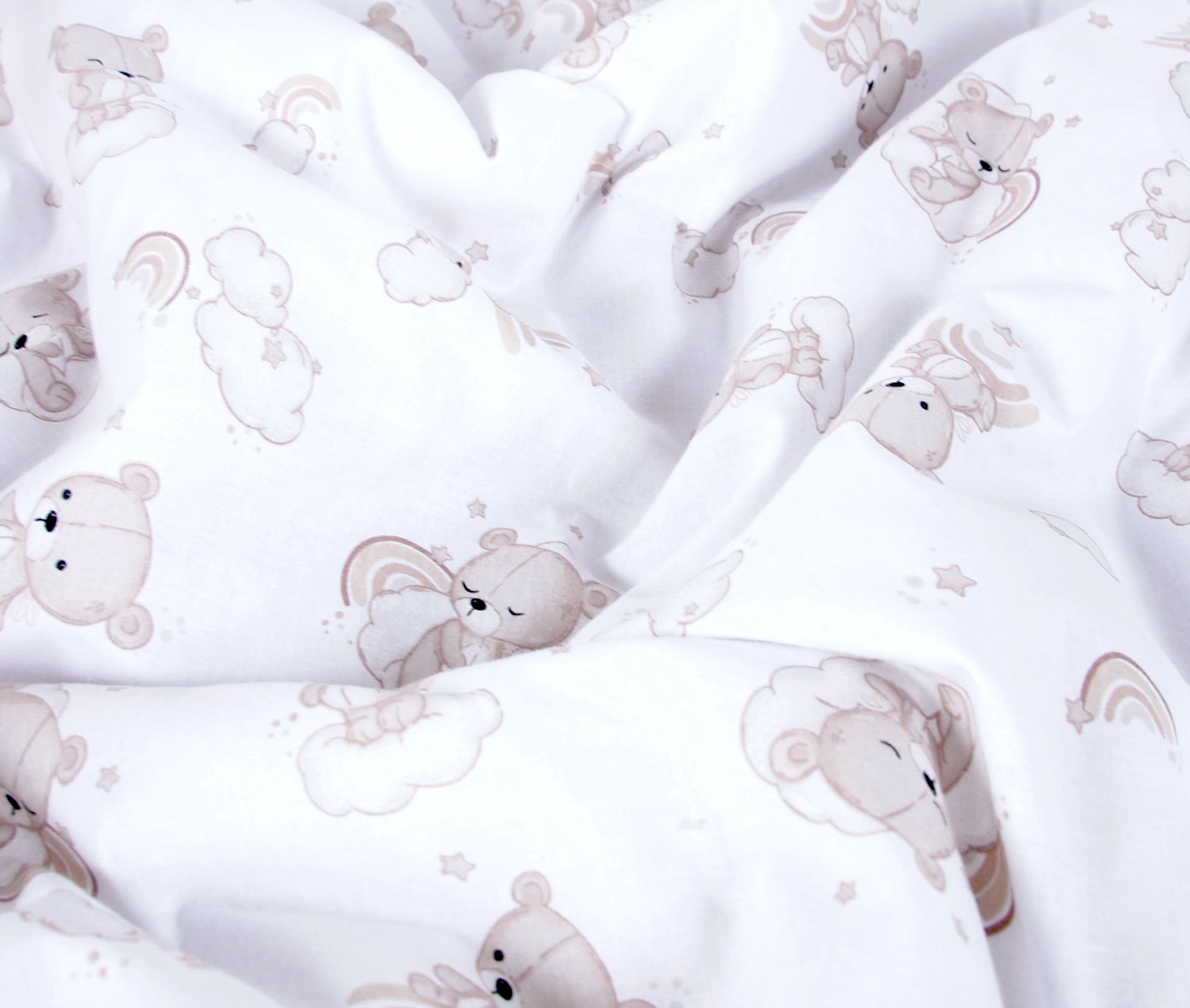 BABYLUX Babydecke Krabbeldecke MINKY Decke 75x100 cm mit Kissen K138 - Bären