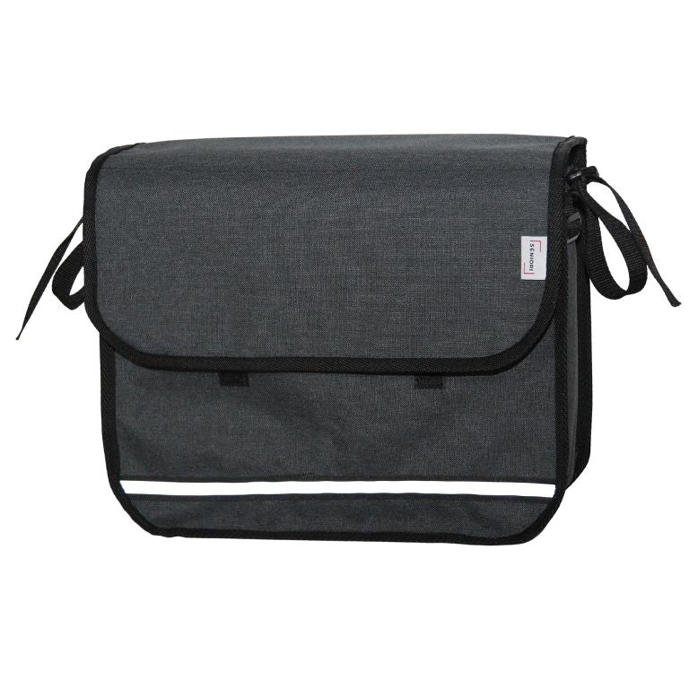 SENIORI Rollator / Rollstuhl Tasche Rollatortasche Rollstuhltasche 3F. Grau - Flex