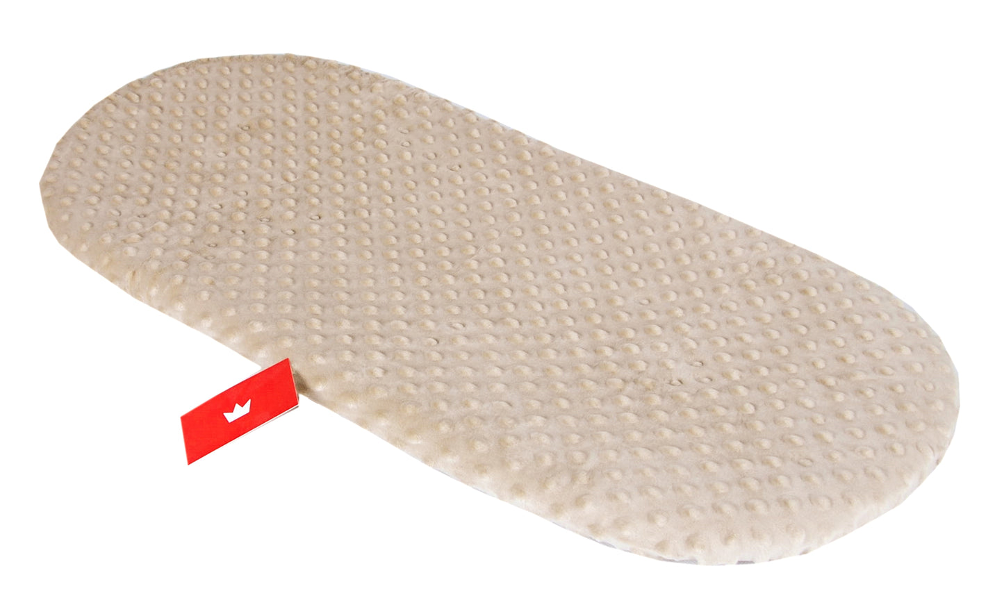 BABYLUX Spannbettlaken für Kinderwagen Spannbetttuch Bettlaken 8. Minky - Beige