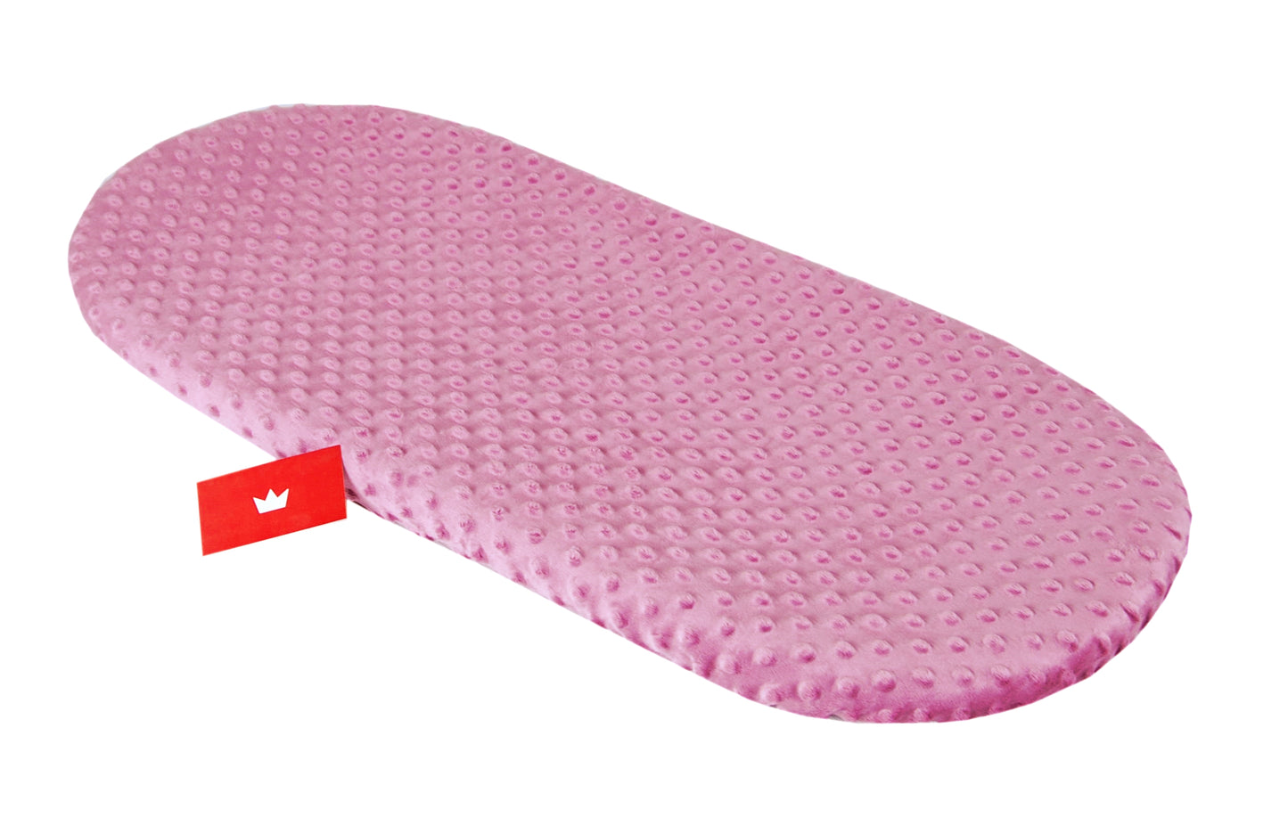 BABYLUX Spannbettlaken für Kinderwagen Spannbetttuch Bettlaken 7. Minky - Altrosa