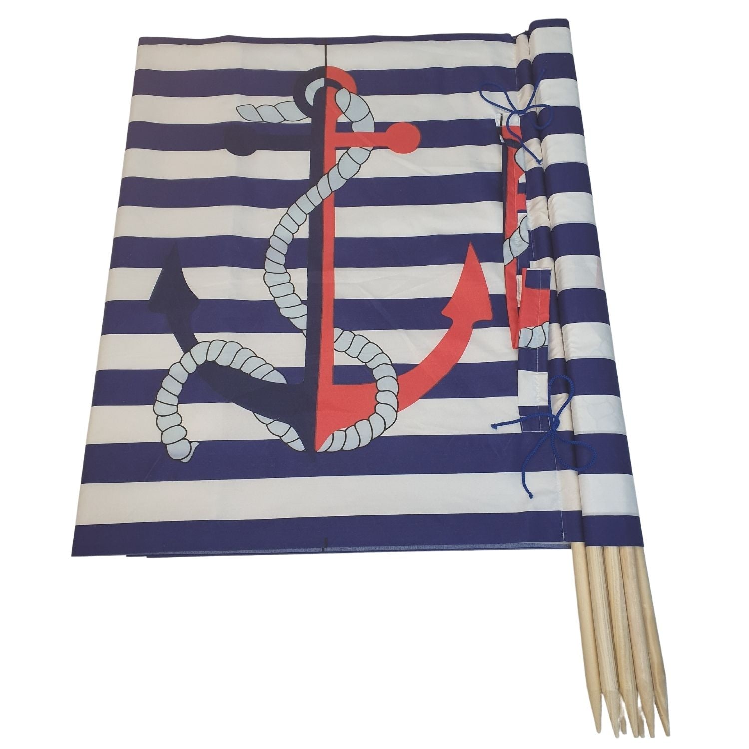 WINDSCHUTZ 8m für Strand Garten Meer SICHTSCHUTZ Camping Blickschutz 9. Große Anker