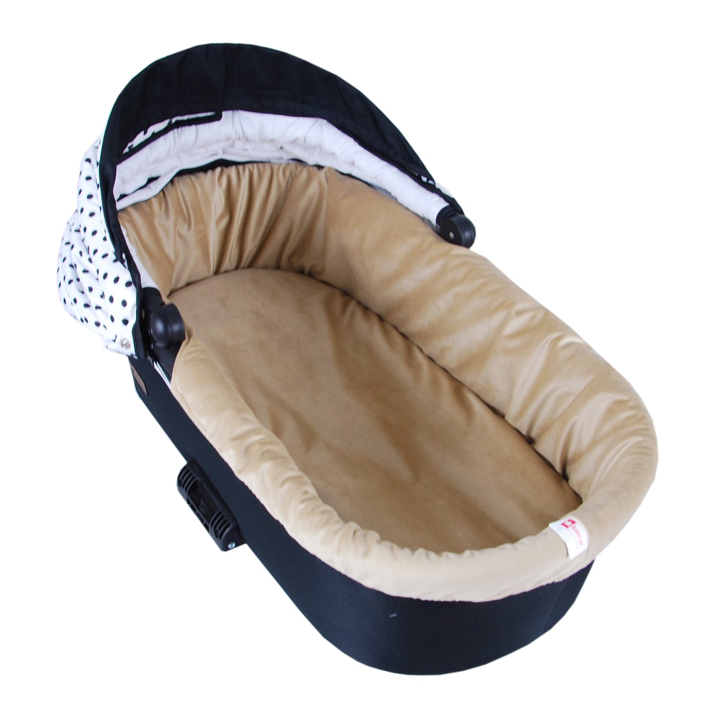 BABYLUX Nestchen für Kinderwagen BABYWANNE Matratze 2Tlg Set W103 Velvet Beige