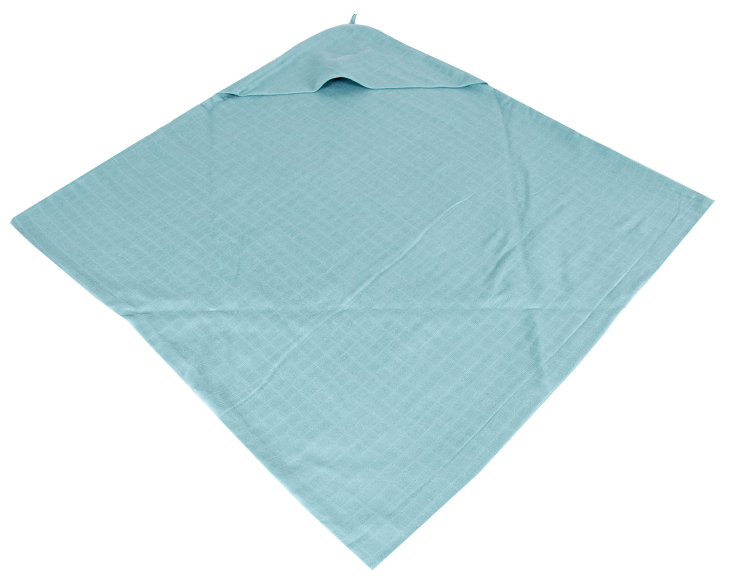 BabyLux Badetuch Badeabdeckung Handtuch Musselin Kind Kaputzenhandtuch 80x80cm OK126 Salbei