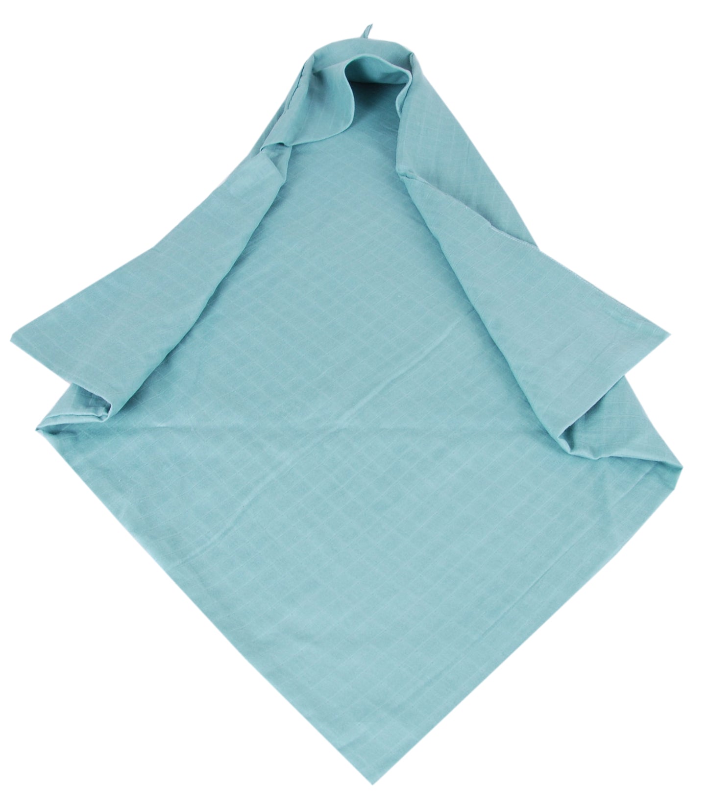 BabyLux Badetuch Badeabdeckung Handtuch Musselin Kind Kaputzenhandtuch 80x80cm OK126 Salbei