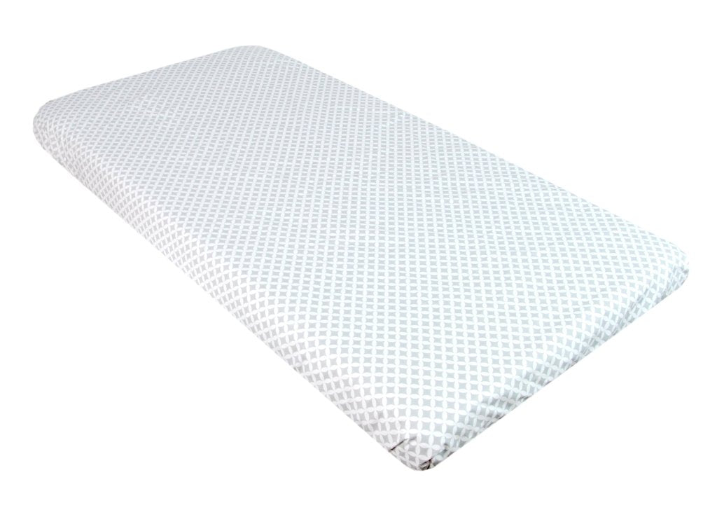 BABYLUX Spannbetttuch 70 x 140 cm Baby SPANNBETTLAKEN Baumwolle Kinderbett 106. Marokko Grau