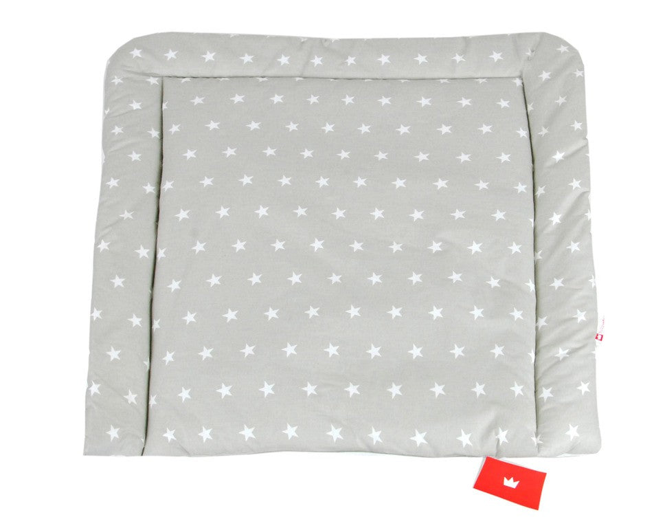 BABYLUX Wickelauflage Wickeltisch Wickelunterlage 80 x 70 cm -91-Sterne (klein)