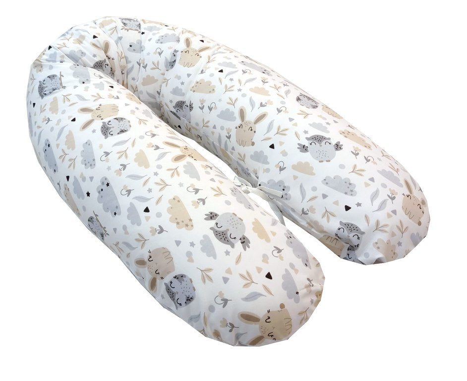 EMI&SAM Stillkissen 170cm Lagerungkissen Füllung EPS + Bezug 21. Waldfamilie