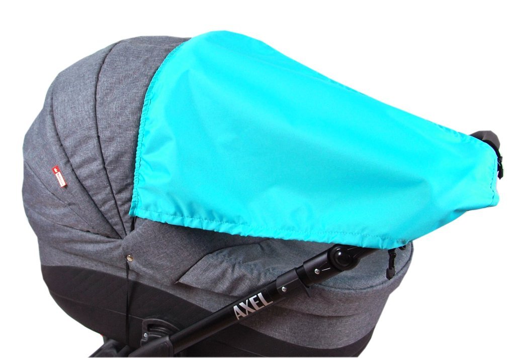 BABYLUX Sonnenschutz SONNENSEGEL für Kinderwagen UNI Buggy UV Schutz Minze