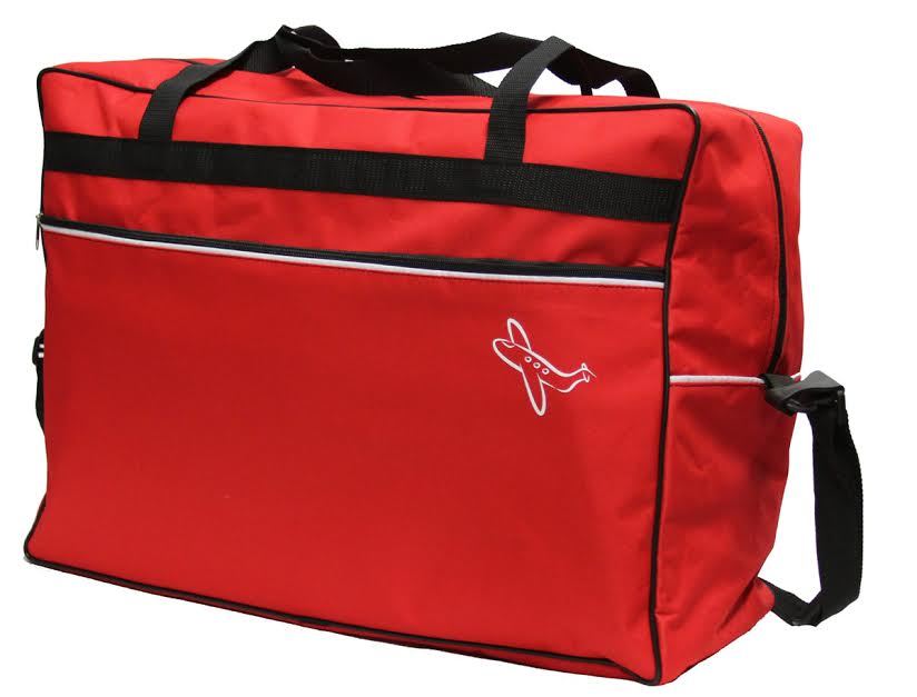 REISETASCHE 55 x 40 x 20 cm Reise Koffer HANDGEPÄCK f. z.B Ryanair Rot