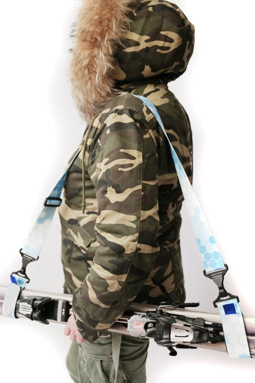 Ski Snowboard TRAGEGURT Schultergurt Erwachsene Kinder Zubehör 1. Blau