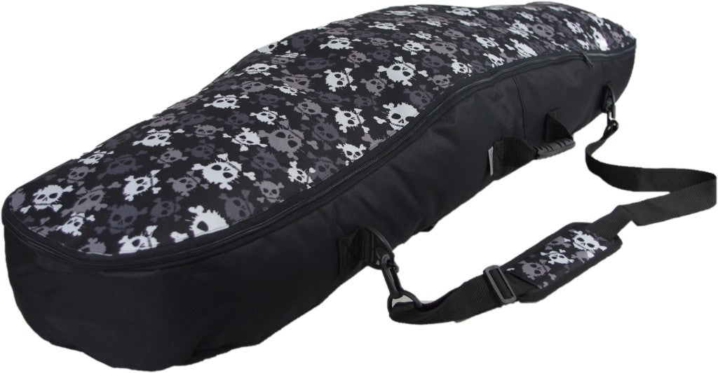 SNOWBOARDTASCHE für Snowboard Schuhe Tasche Boardbag 155cm 19. Totenkopf