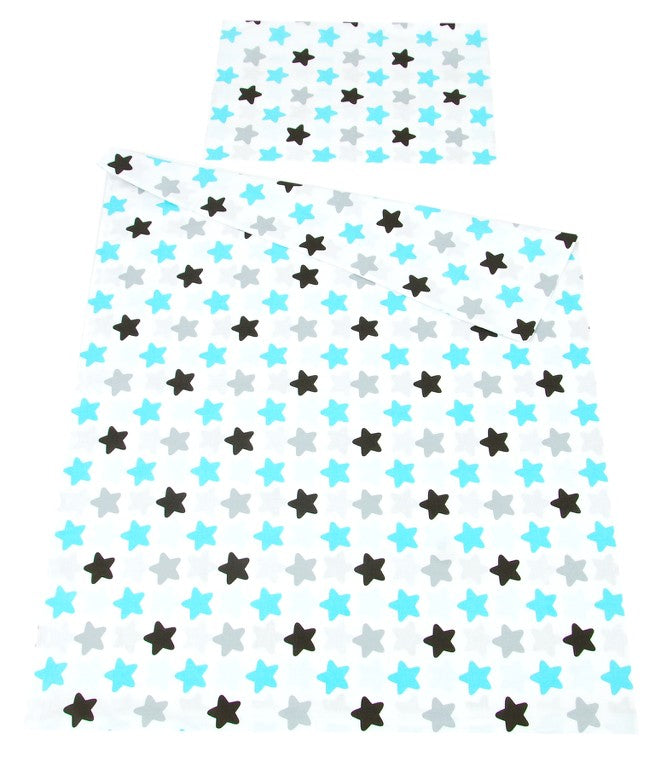 BABYLUX Kinderbettwäsche 2 Tlg. 100 x 135 cm Bettwäsche 98. Sterne