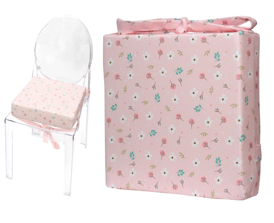 Emi&Sam SITZKISSEN Sitzerhöhung für Kinder Stuhlkissen Kinderstuhl 5. Blumen