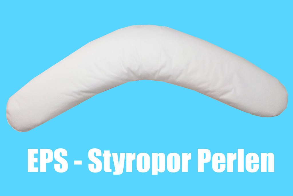 EMI&SAM Stillkissen 170cm Lagerungkissen Füllung EPS + Bezug 20. Sterne Minze