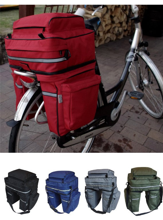 WITAN Gepäcktasche Fahrradtasche Fahrrad Gepäckträger Tasche FT3 Rot