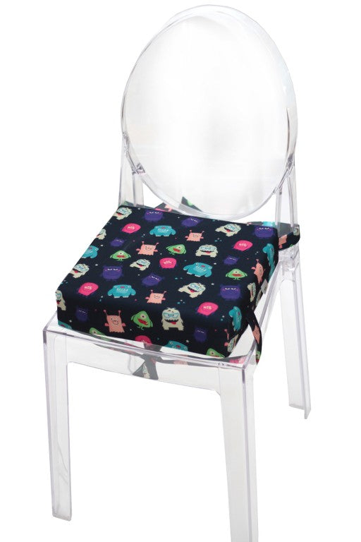 Emi&Sam SITZKISSEN Sitzerhöhung für Kinder Stuhlkissen Kinderstuhl 3. Monsters