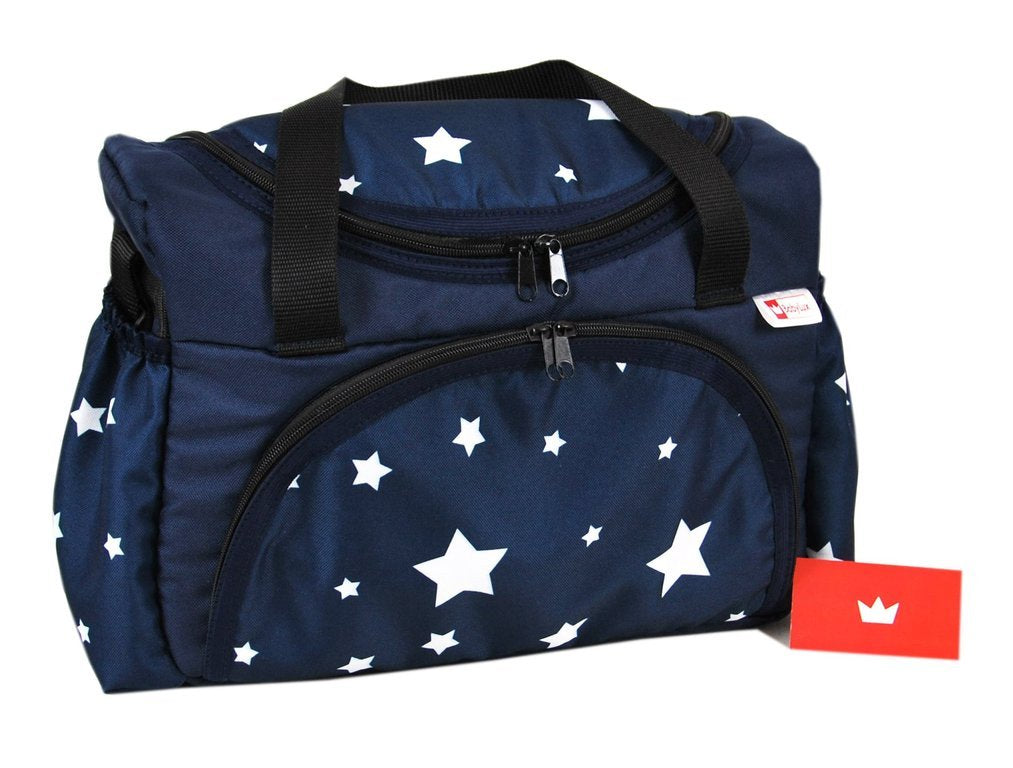BabyLux Wickeltasche Kinderwagentasche Pflegetasche S3 75. Sterne