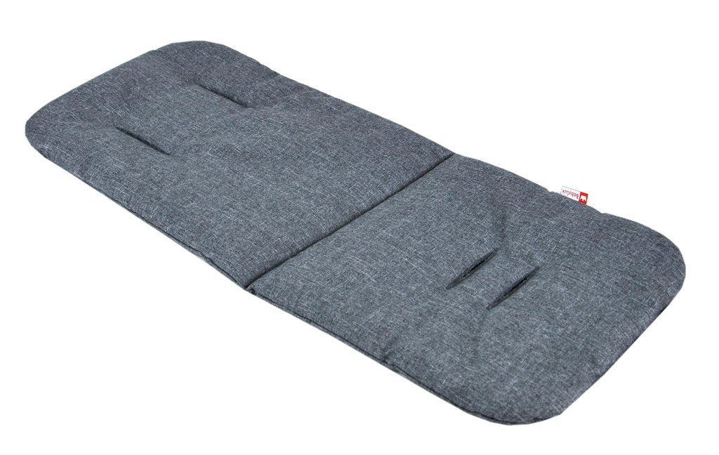 BABYLUX Matratze für Kinderwagen Buggy Sitzauflage Doppelseitig 55. Grey Flex