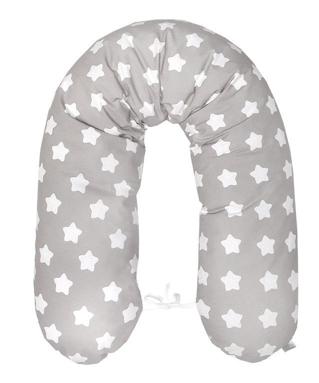 EMI&SAM Stillkissen 170 cm – Lagerungskissen | Ersatzbezug oder Füllung (EPS / Fillball) 11.Sterne Weiß