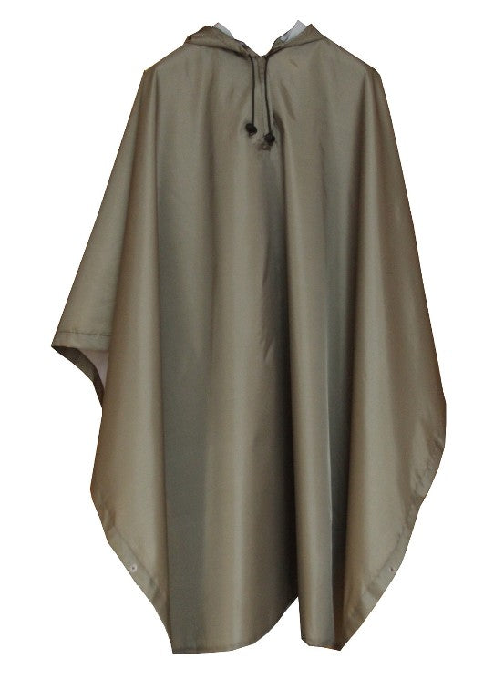 REGENPONCHO Regenschutz Regenjacke Regenmantel Regencape Nässeschutz Regen Jacke (Grün)
