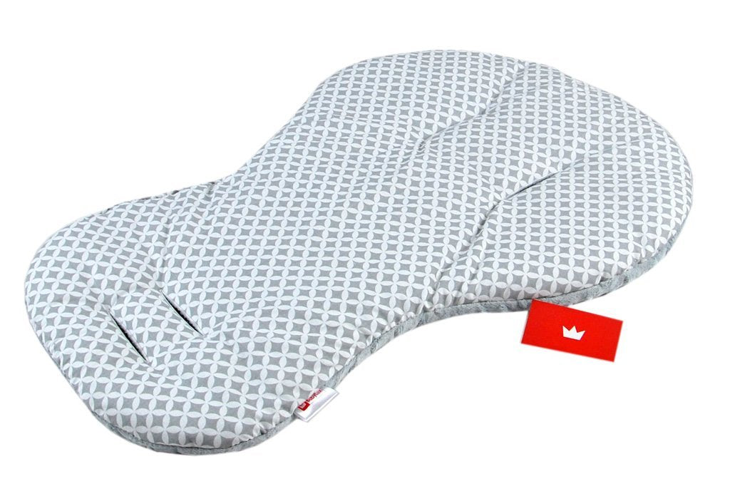 BABYLUX Kinderwagen 2 TLG SITZAUFLAGE Kissen 5. Grau + Maroko