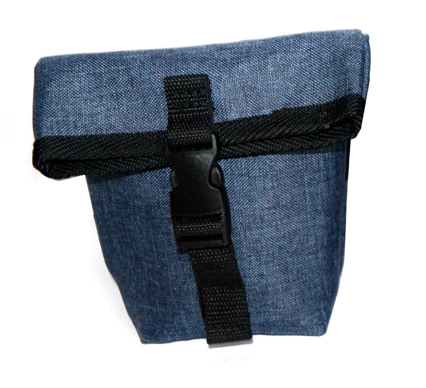 FUTTERTASCHE Leckerlitasche Leckerlibeutel für Hunde 4. Steckverschluss - Blau