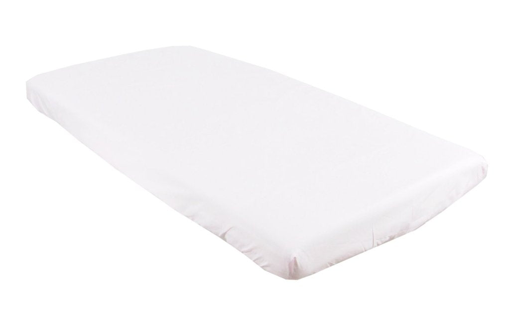 BABYLUX Spannbetttuch 60x120 / 70x140 cm Baby SPANNBETTLAKEN Kinderbett Weiß