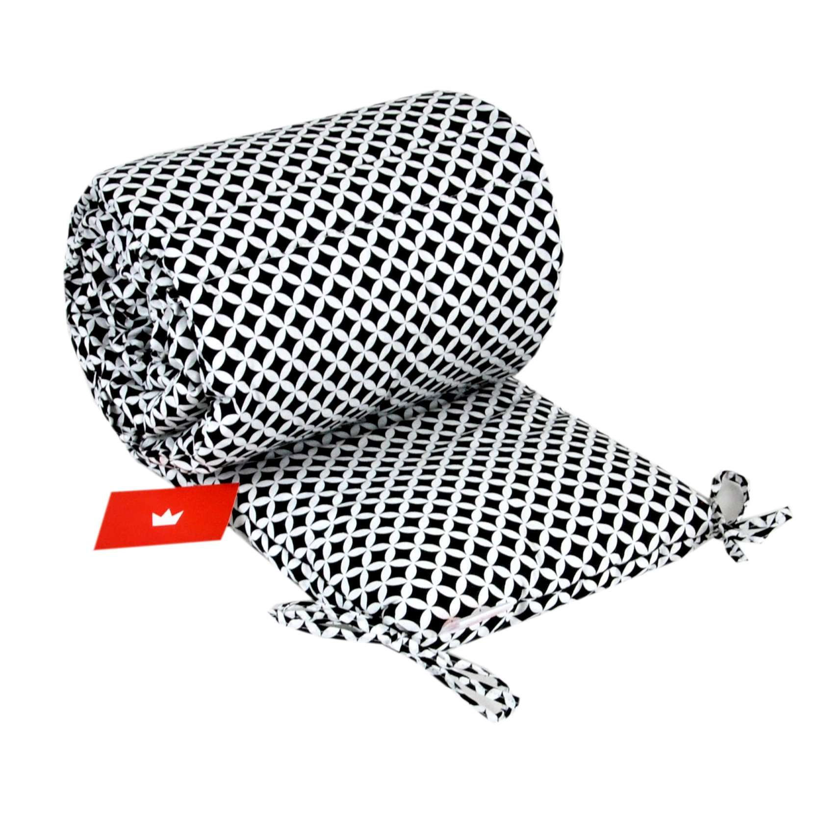 BABYLUX Bettumrandung NESTCHEN mit Kopfschutz 210 x 30 cm 107. Marokko Schwarz