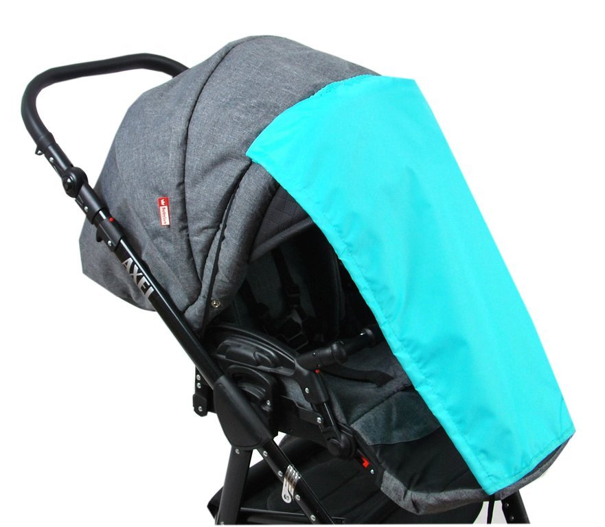 BABYLUX Sonnenschutz SONNENSEGEL für Kinderwagen UNI Buggy UV Schutz Minze