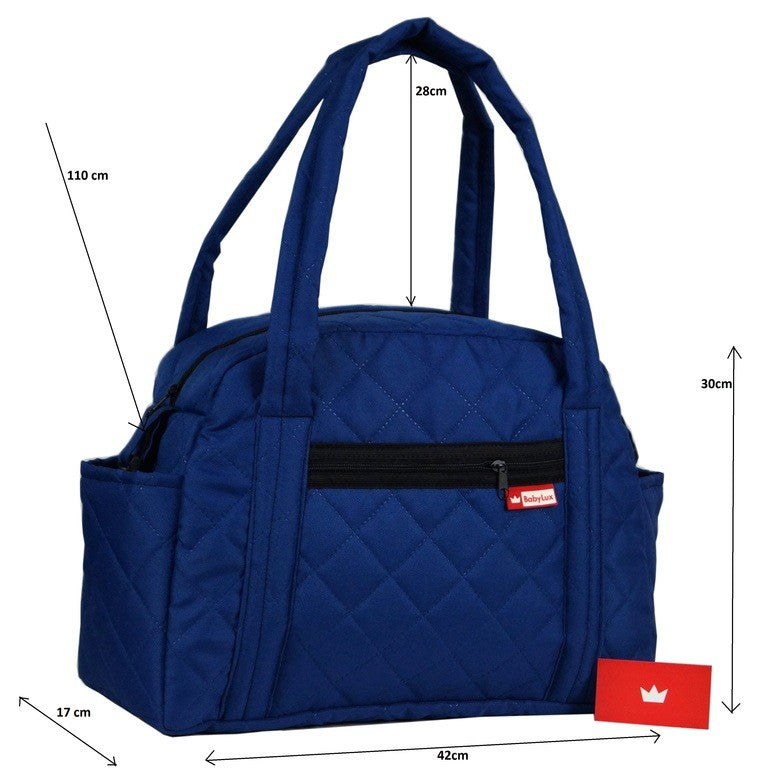 BabyLux Wickeltasche Kinderwagentasche Pflegetasche CandyPIK SCHWARZ