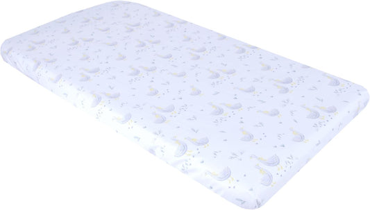 BABYLUX Spannbetttuch 60x120 / 70x140 cm Baby SPANNBETTLAKEN Kinderbett 131. Gänse