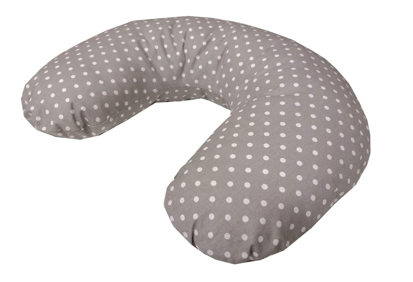 EMI&SAM Stillkissen Klein 60x50cm Stützkissen für Mutter und Baby 16. Grau - Dots