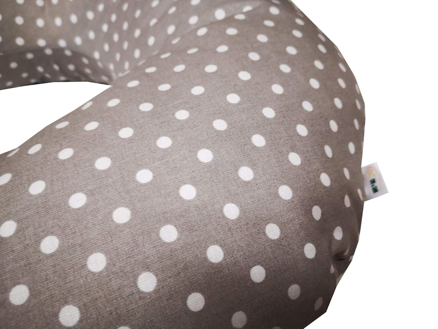 EMI&SAM Stillkissen Klein 60x50cm Stützkissen für Mutter und Baby 16. Grau - Dots