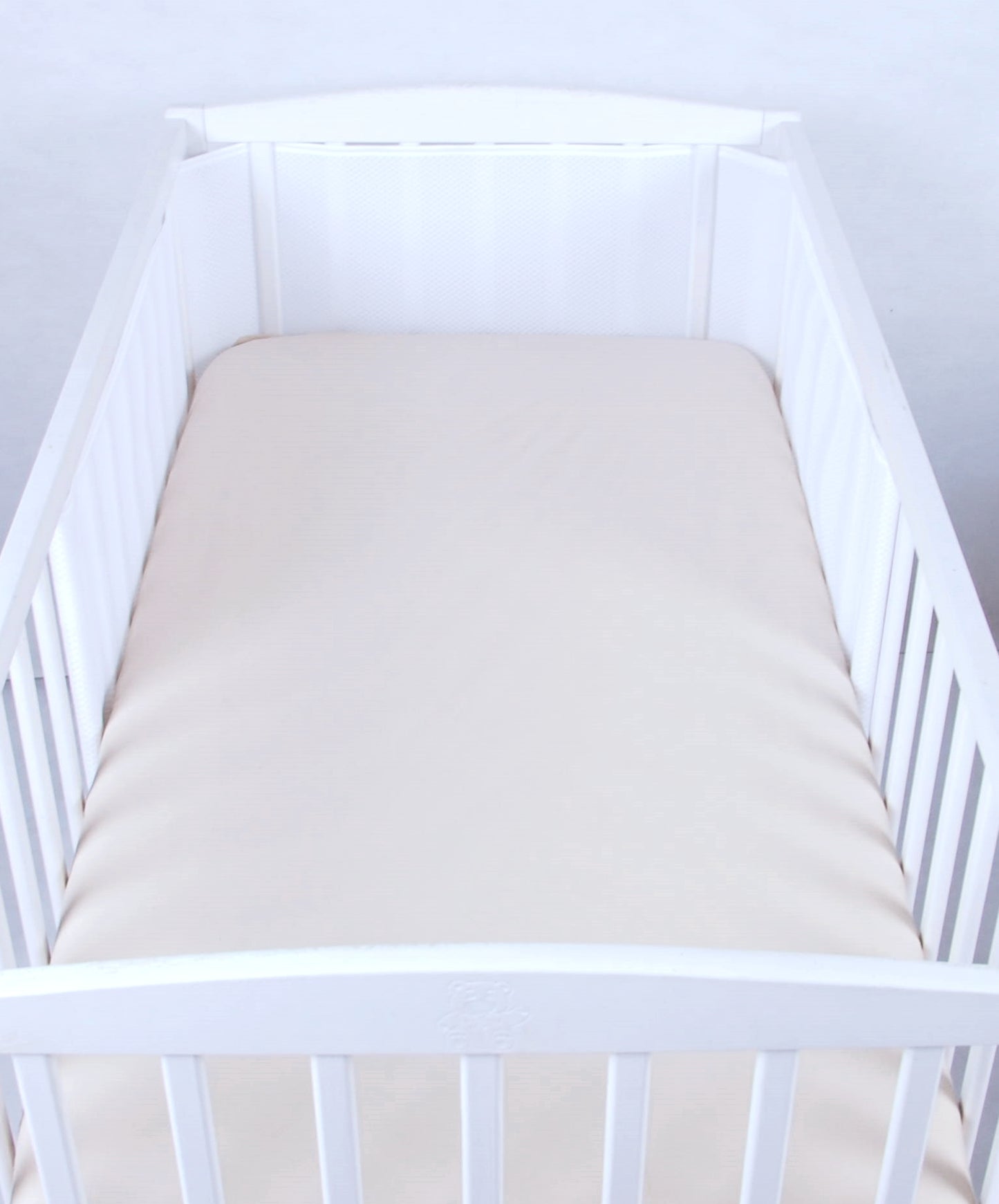 BabyLux Nestchen AIR Babybett Bettumrandung Umrandung 3D 150cm 180cm 210cm WEIß