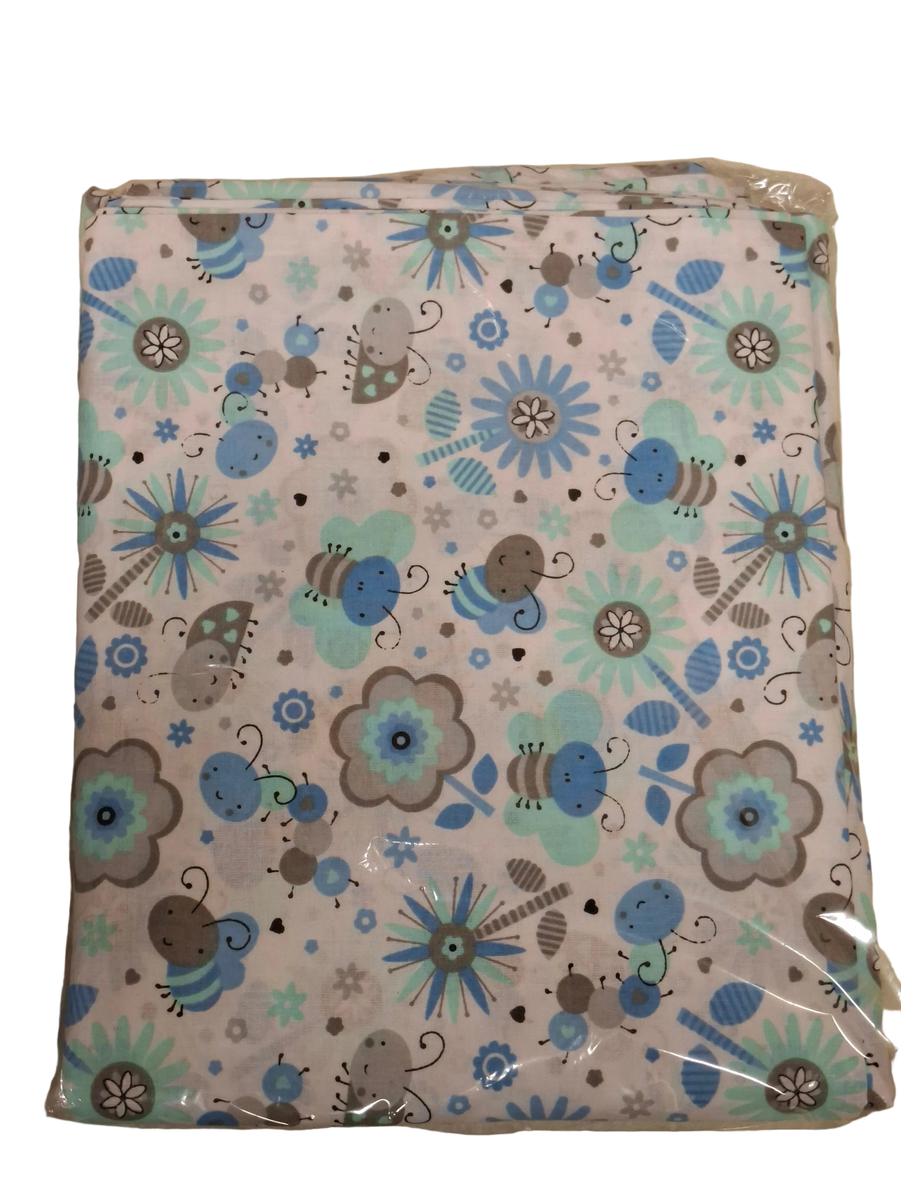 SALE! BabyLux Bettwäsche 135x200 / 80x80 Biene Blau S4