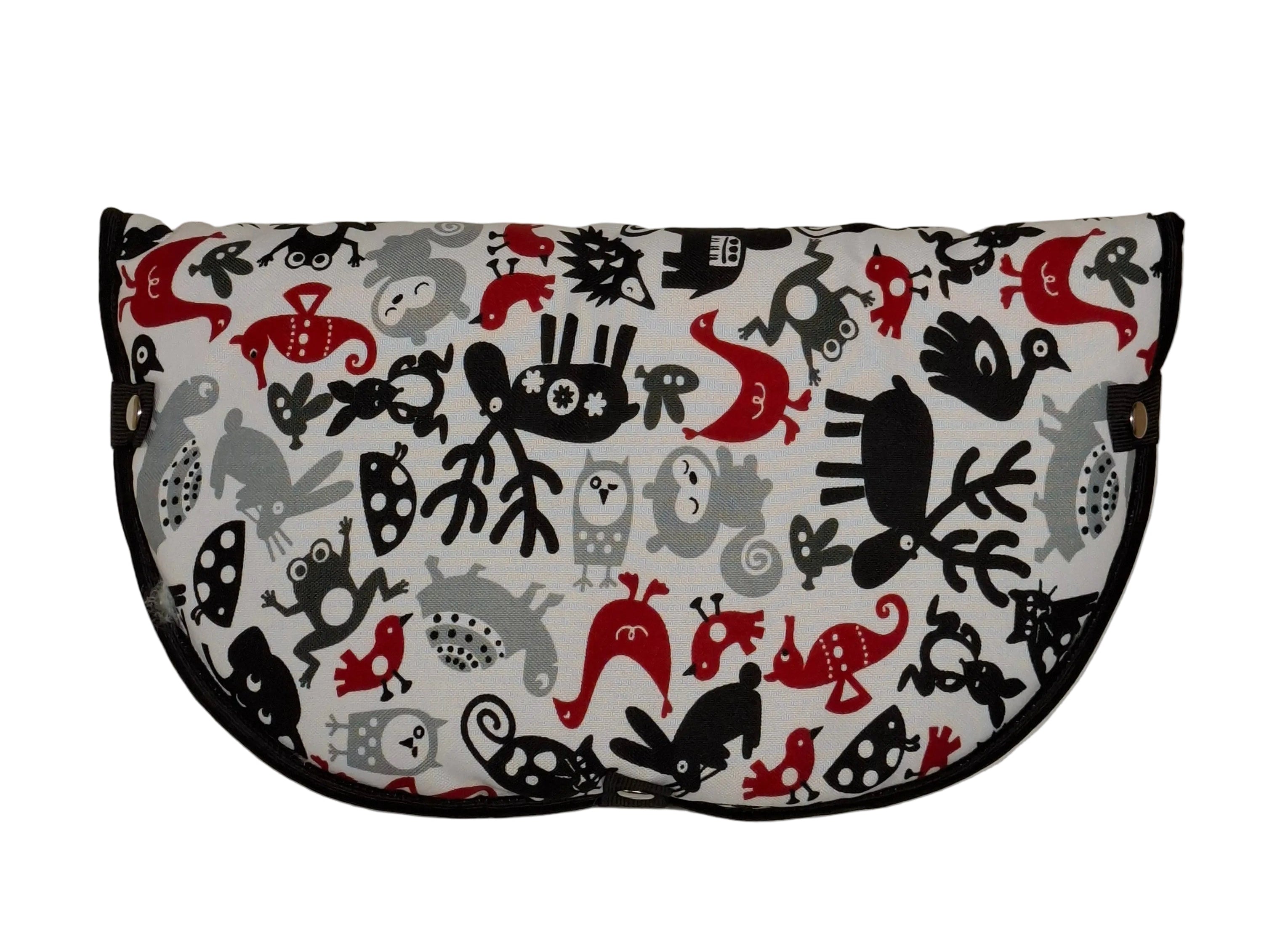 SALE! BabyLux Handmuff für Kinderwagen / Buggy Weiß Tiere S8