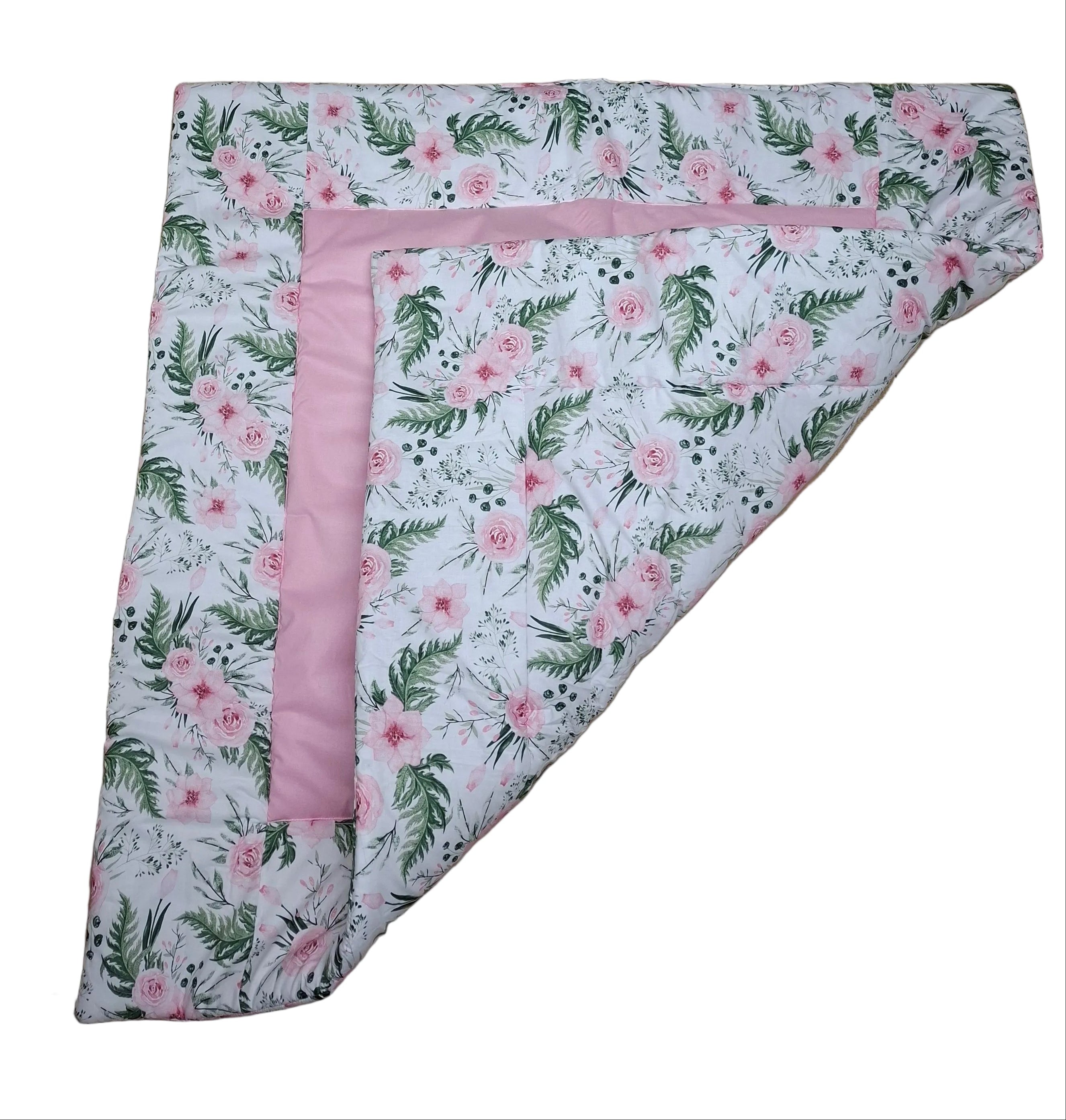 SALE! BabyLux Krabbeldecke Rosa Blume 110x110 cm S9