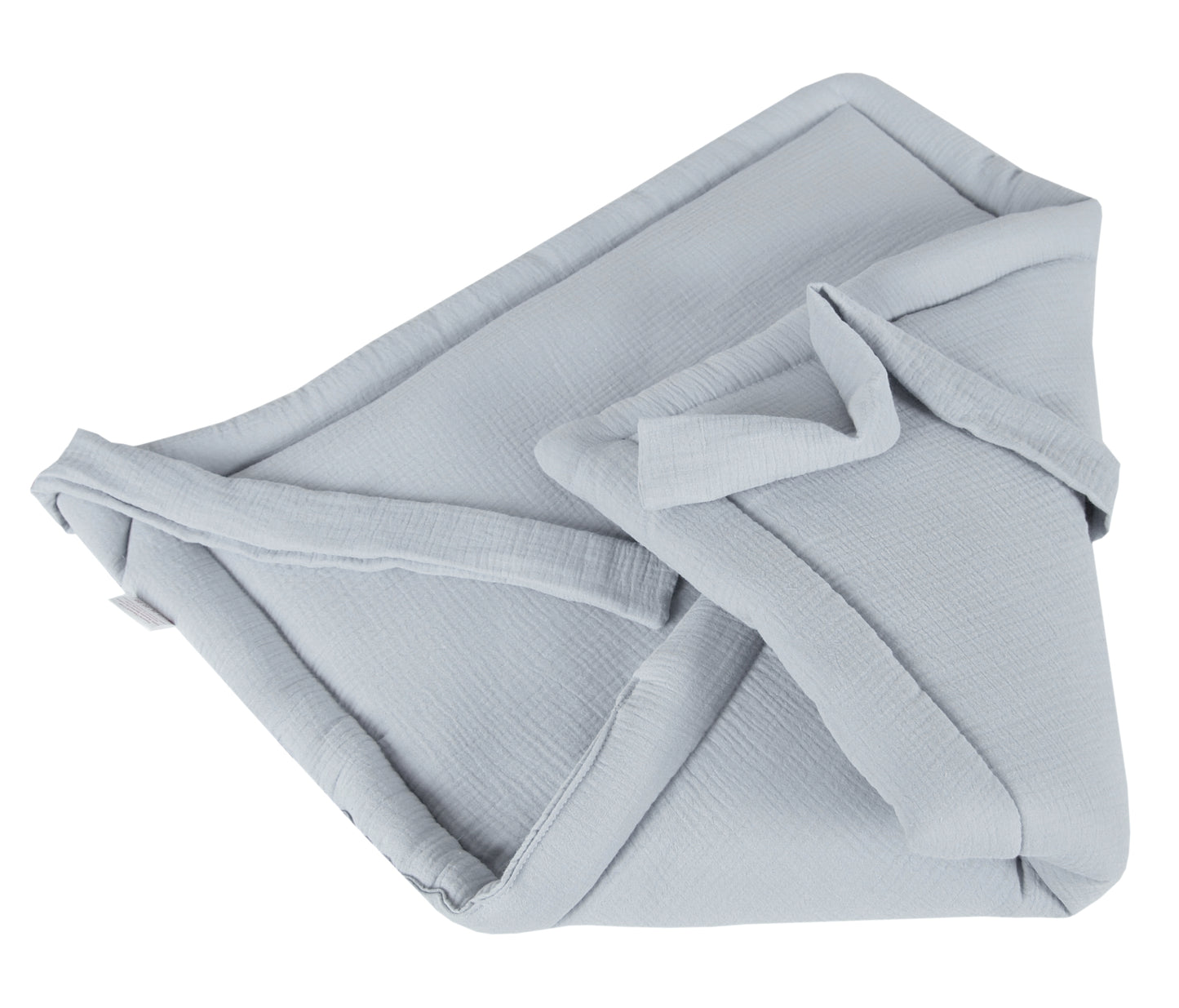 BABYLUX Einschlagdecke Musselin BABYHÖRNCHEN 75 x 75 cm Baby Neugeborene Silver