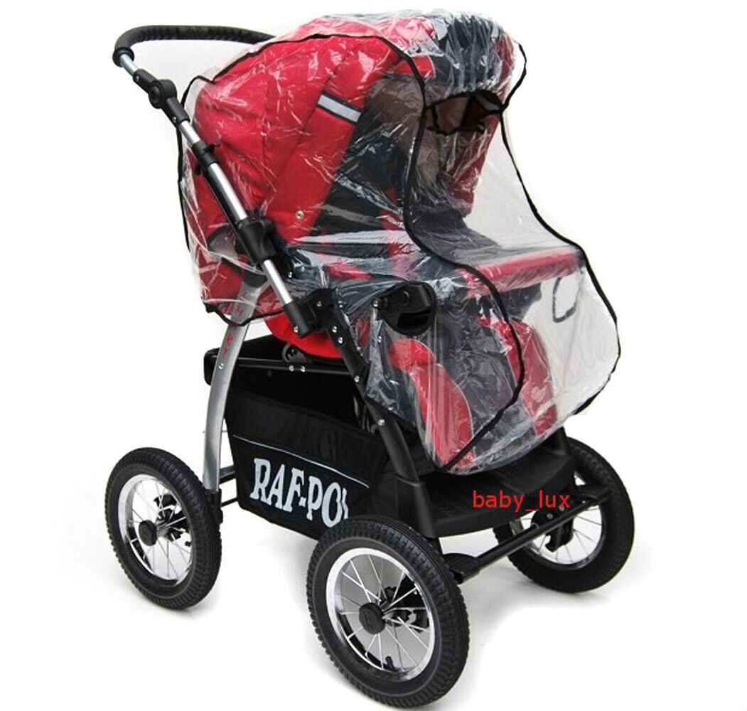 BABYLUX Regenverdeck Regenschutz für Kinderwagen mit verstellbarem Haltegrif  Z2