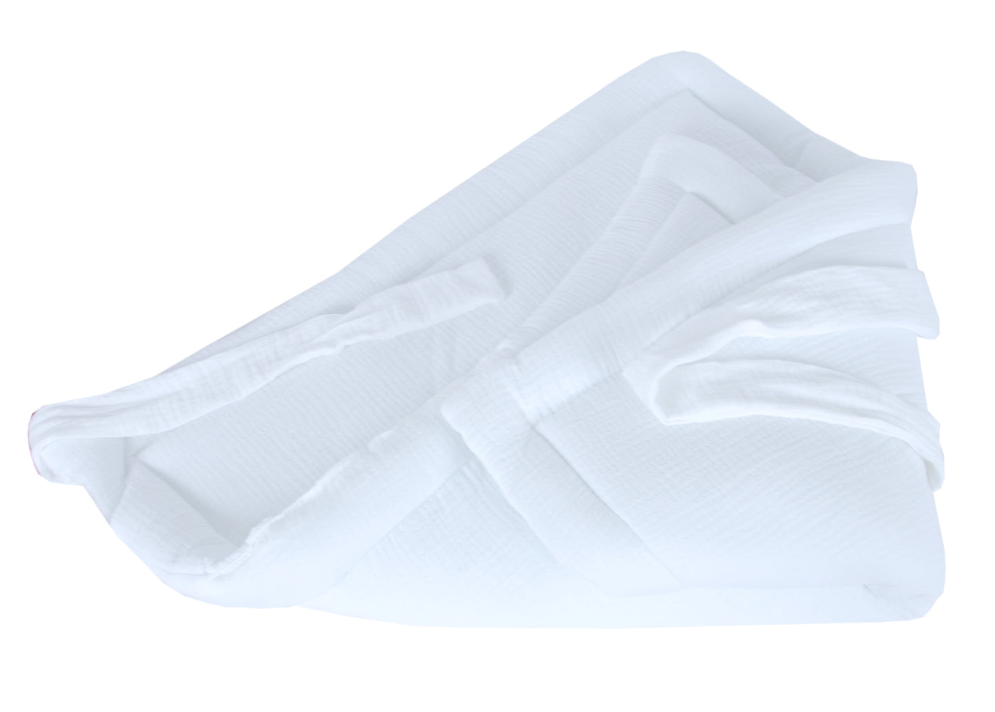 BABYLUX Einschlagdecke Musselin BABYHÖRNCHEN 75 x 75 cm Baby Neugeborene Weiß
