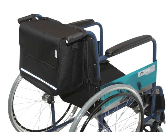 SENIORI Rollator / Rollstuhl Tasche Rollatortasche Rollstuhltasche 2F. Schwarz - Flex