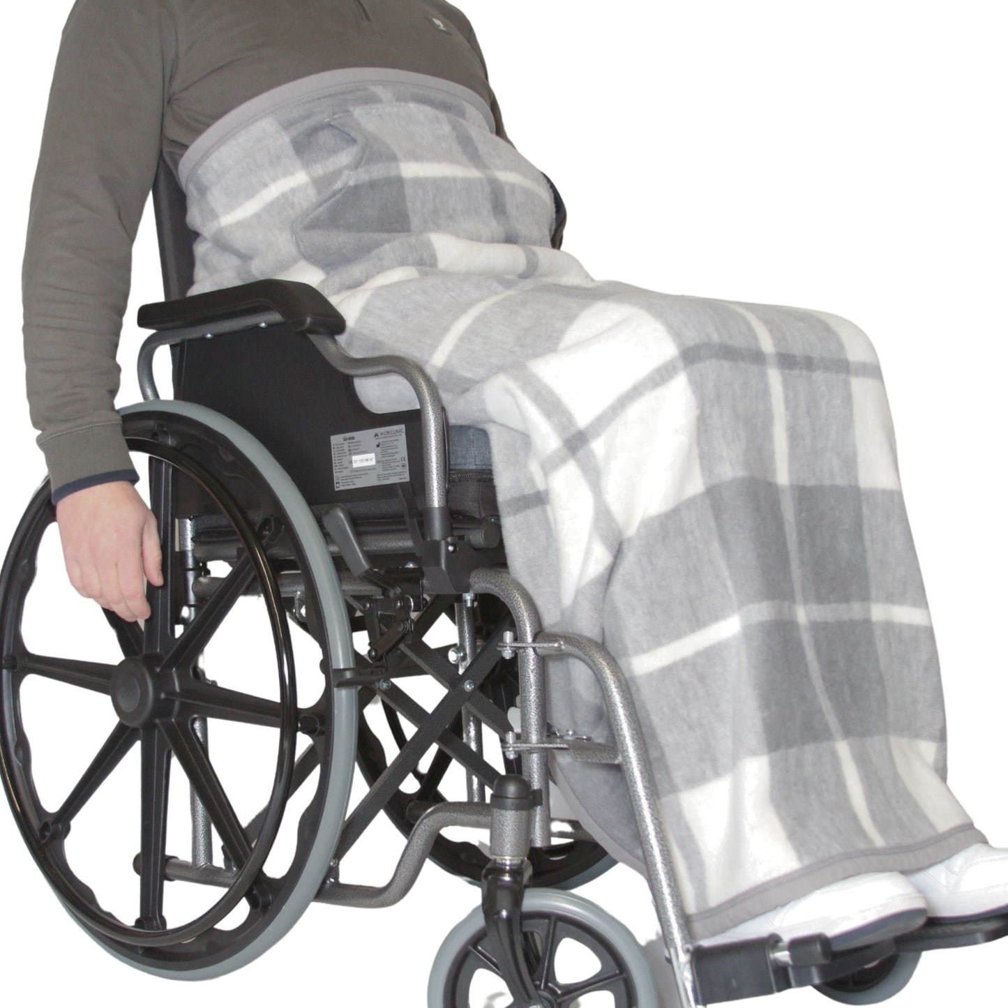 SENIORI Rollstuhldecke Decke für Rollstuhl warme Beindecke für Rollstuhlfahrer Kniedecke