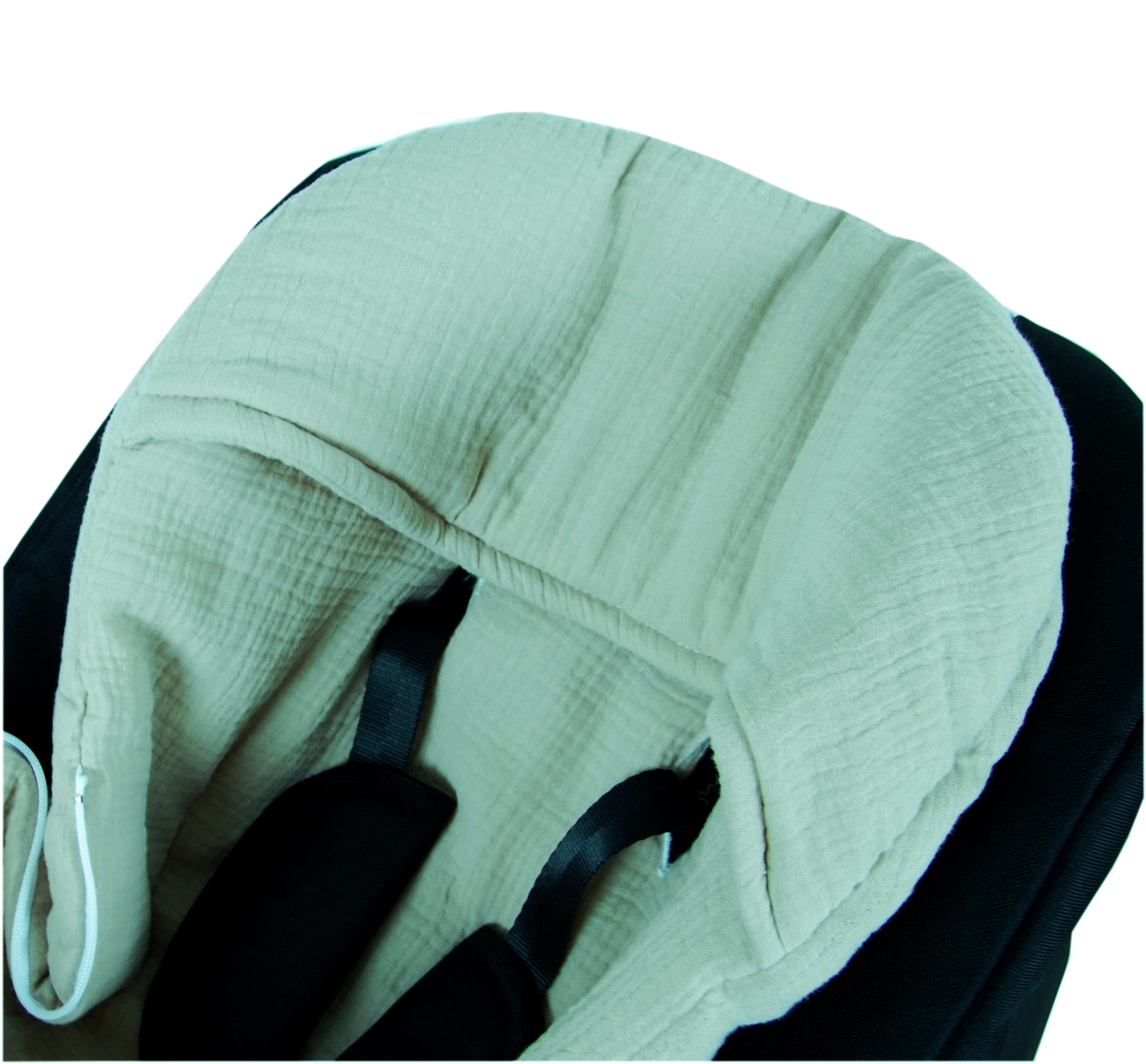 BabyLux Fußsack 90cm Musselin Babyschale Buggy Kinderwagen - Musselin - hell Grün