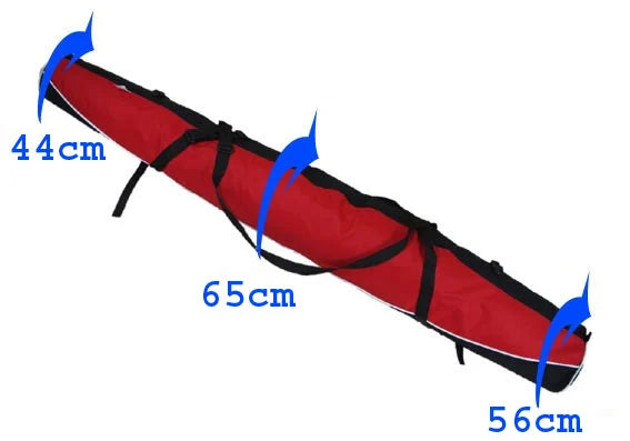 SKITASCHE Skisack Transporttasche Bag Ski und Stöcke SCHWARZ 150 cm