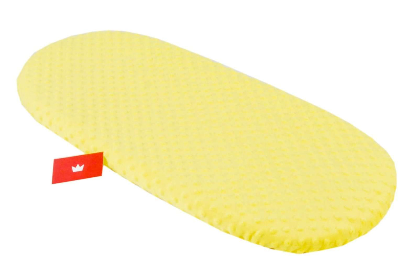 BABYLUX Spannbettlaken für Kinderwagen Spannbetttuch Bettlaken 6. Minky - Gelb