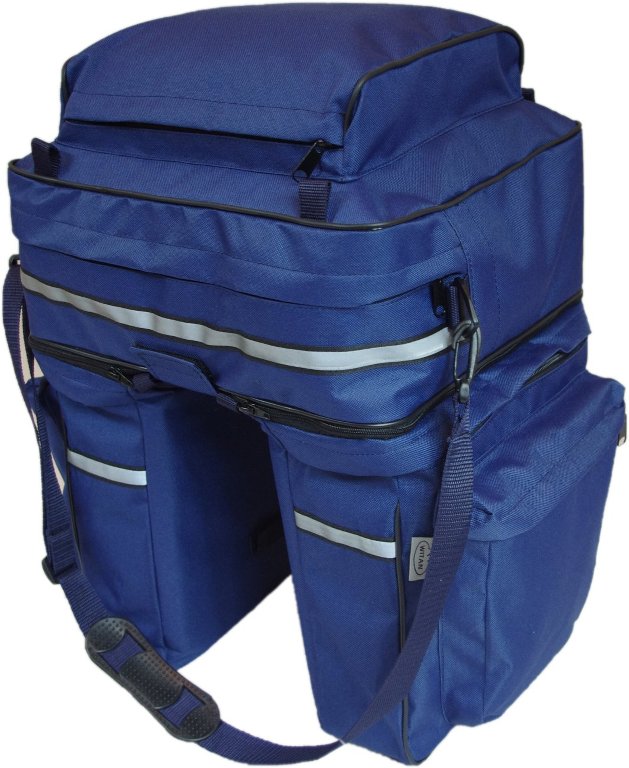 WITAN Gepäcktasche Fahrradtasche Fahrrad Gepäckträger Tasche FT3 Blau